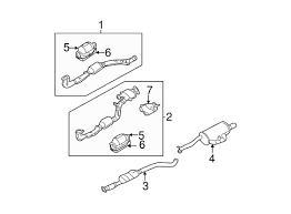 Exhaust Components For 2002 Subaru Outback World Oem Parts Subaru