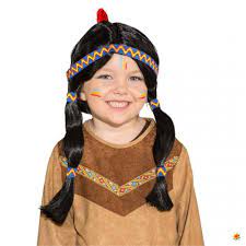 Ohne den indianer kann man sich an karneval gar nicht vorstellen! Perucke Squaw Fur Kinder Indianerin