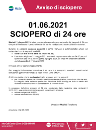 Sciopero nazionale e locale del tpl di 8 e 24 ore. Enc1jvqvjdqdpm