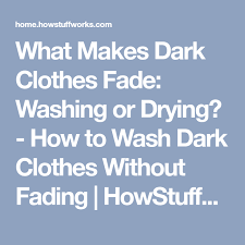 How do you keep black clothes from fading? How To Wash Dark Clothes Without Fading Wash Household Hacks Faded