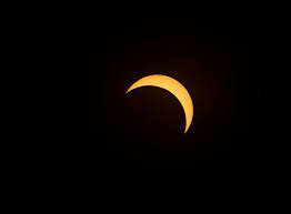 A solar eclipse occurs when the moon passes between earth and the sun, thereby totally or partially obscuring earth's view of the sun. A Total Solar Eclipse Seen Over South America Abc News