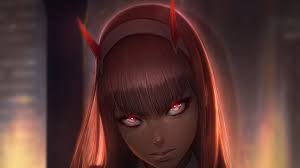 » lockscreen zero two {darling in the franxx} « fav se gostar. Darling In The Franxx Scary Zero Two With Brown Hair Hd Anime Wallpapers Hd Wallpapers Id 41217