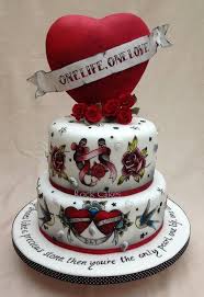 Tattoo Wedding Cake By Rockcakes Cakesdecor Com Cake Decorating Website Rock Cake Tattoo Cake Cupcake Cakes