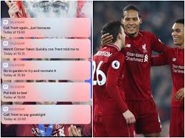Home andy robertson liverpool defender andy robertson sends message ahead of scotland euro 2020 opener. Text Virgil Call Trent Liverpool S Andy Robertson Shares Hilarious Lockdown Routine Amid Covid 19 Pandemic Football News