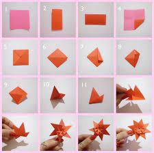 Untuk bunga ini, anda akan membutuhkan 2 6x6 persegi kertas origami dan selotip. Cara Membuat Hiasan Dinding Kamar Sendiri Dari Kertas Origami Motif Bunga Origami Tutorial Origami Pembuatan Perhiasan