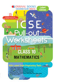 Free interactive exercises to practice online or download as pdf to print. Oswaal Icse Worksheet Class 10 Maths For March 2020 Exam 9789389135053 Amazon Com Books