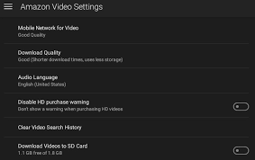 It's a quick check and the first thing to try if you're getting audio issues with amazon. Amazon Video Settings Rapid Travel Chai