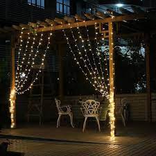 Curtain Fairy Lights Price 31 61 These Curtain Fairy Lights Disperse Light Very Well And Pr Outdoor Fairy Lights Holiday Lights Outdoor Outdoor Party Lighting