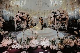 You Will Be Enchanted With This All White And Cream Wedding In Pampanga White Weddings Reception Indoor Wedding Receptions Wedding Styling Reception