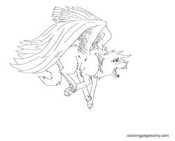 You can print or color them online at getdrawings.com for absolutely free. Anime Wolf With Wings Coloring Pages Wolf With Wings Coloring Pages Coloring Pages For Kids And Adults