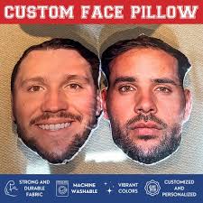 Custom Buffalo Football Face Pillow