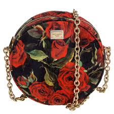 Beautifully handcrafted floral bags, fabric pocketbooks, handbags, totes, purses & accessories, sewing patterns, purse kits and organizers. Dolce Gabbana Floral Print Fabric Miss Glam Round Shoulder Bag Dolce Gabbana Tlc