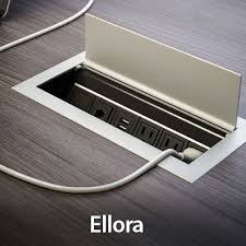Ellora Conference Table Trough For Power Charging And Data Connection Access Conference Room Design Office Space Inspiration Computer Desk Small Space
