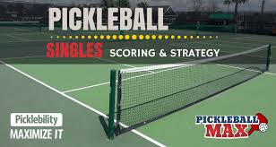 If the ball goes directly out or hits the net and lands out, the first serve is lost and you have a second serve attempt. Pickleball Singles Scoring Strategy