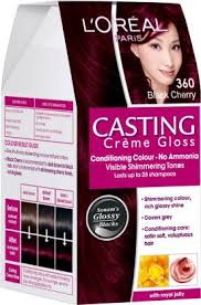 Although it looks very fancy, it is as easy as any other shade, and you can achieve it using foils or. L Oreal Paris Casting Creme Gloss Black Cherry 360 Price In India Buy L Oreal Paris Casting Creme Gloss Black Cherry 360 Online In India Reviews Ratings Features Flipkart Com