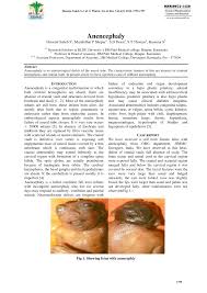 All respiratory diseases have unpleasant symptoms and dangerous consequences. Pdf Anencephaly