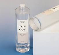 Luxury 4oz 120ml Empty Clear Glass Toner Bottle With Inner Plug Deluxe Silver Lid Screw Cap for Face Serum Box Private Label