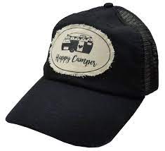 Happy Camper Distressed Trucker Cap Women S Trucker Cap Etsy In 2020 Women Trucker Trucker Cap Womens Baseball Cap