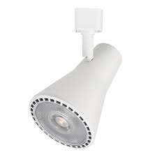 Maximus Super Bright Led Track Light White Cone Track Fixture Head 17watt Flood 3 Wire H Style