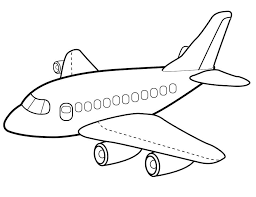Desenhos para colorir e imprimir. Aviao Comercial 1 Para Colorir Imprimir E Desenhar Colorir Me