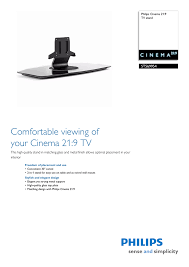 Philips St569954 10 Datasheet Manualzz Fitueyes universal tv stand base tabletop tv stand with mount up to 55in flat screen tv tt104201gb.