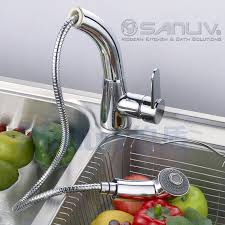 install pull out kitchen mixer taps