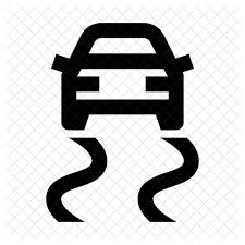 Separate warning lights are generally the rule, but some of the first vehicles that employed the systems had their warning lights combined. Traction Icon 76887 Free Icons Library
