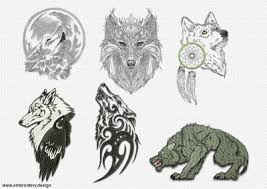 Pencil Drawing Shop Embroidery Design