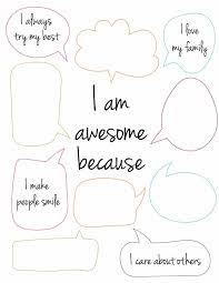 A healthy life for a child includes being able to be himself alone and enjoy that moment. 4 Free Printable Self Esteem Worksheets Freebie Finding Mom