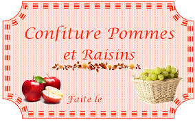 Resultat De Recherche D Images Pour Etiquette Confiture Raisin Pomme Etiquette Confiture Confiture Raisin Confiture De Pommes