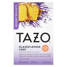 Tazo Glazed Lemon Loaf Dessert Delights Tea Bags Nutrition Ingredients Greenchoice