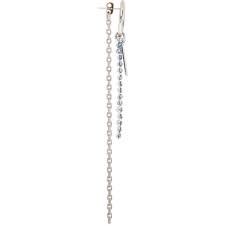 Jodha jewels |online silver jewels. Justine Clenquet Ssense Exclusive Blue Jess Earrings Justine Clenquet