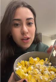 Am I weird for liking this or nah??? Please lmk #mangos #foodtok  #weirdfoodcombos #fypage #snackideas