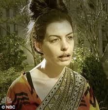 Anne Hathaway pokes fun at Claire Danes and Katie Holmes during hilarious  performance