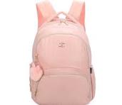 Bolsa Mochila Grace Poliéster Santino Rosa Claro SAB414U62