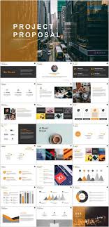 Best Project Proposal Powerpoint Templates On Behance Powerpoint Presentation Design Powerpoint Design Templates Presentation Design Layout