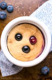 Skinny Single-Serving Blueberry Muffin (in a mug!)