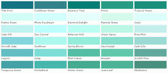 Turquoise Paint Color Chart Euffslemani Com