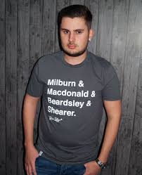 Nufc Legends By Tynestar Remember The Glory Days Of Newcastle United With These Familiar Names From The Past Milburn Macdona Tees Mens Tops Mens Tshirts