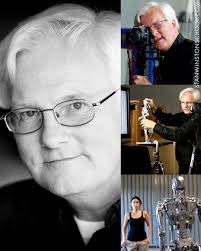 The film that changed monster making forever! Pictured: special effects  designer Rob Bottin presents his newest puppet creation to director John  Carpenter, built for Palmer's terrific transformation scene in THE THING  (1982)