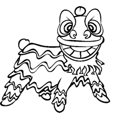 Chinese new year lion dance coloring page kids coloring pages. Chinese New Year Lion Dance Coloring Page Coloring Sun