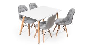 Mutfak masa takımı özbay'dan alınır. Eames Masa Sandalye Takimi Beyaz Gri Fiyati Vivense