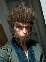 Touching up the mask for my cosplay