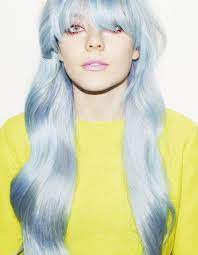Bleach Hair Salon Pastel Blue Hair Non Permanent Hair Color Dye My Hair