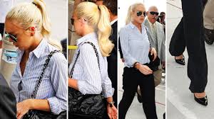 Lindsay Lohan's Most Conservative Court Outfit Includes Visible Bra