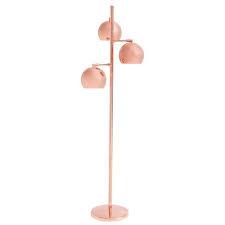 Rose gold crystal deer antler inspired with crinkle shade floor lamp 62''h. Brushed Nickel Metallic Spotlight Floor Lamp Rose Gold Floor Lamp Spotlight Floor Lamp Gold Floor Lamp