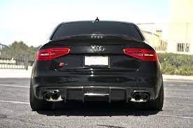 Enlaes Audi B8 5 S4 A4 Rear Diffuser Carbon Fiber Audi Audi S5 Carbon Fiber