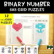Access the seattle times jumble puzzle game online through the newspaper website using an internet. Binary Number Grid Puzzles 8 X 8 Grids 12 Puzzles Notes Answer Key Incl