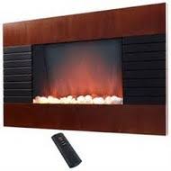 The comforting glow of the flames is alluring, romantic, and relaxing. Electric Fireplaces Electric Wall Mount Even Glow Mahogany Wall Mount Electric Fireplace