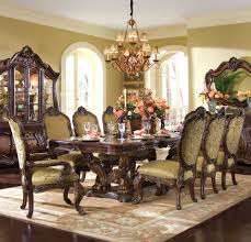 Chateau Beauvais Rectangular Table Dining Room Set Michael Amini Aico Furniture Formal Dining Room Sets Dining Room Victorian Victorian Dining Room Decor
